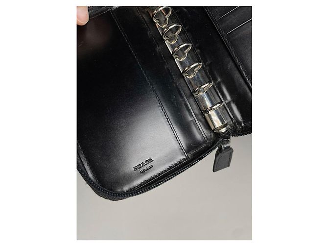 Schwarze Polyester-Handtasche von Prada - Ansicht 5