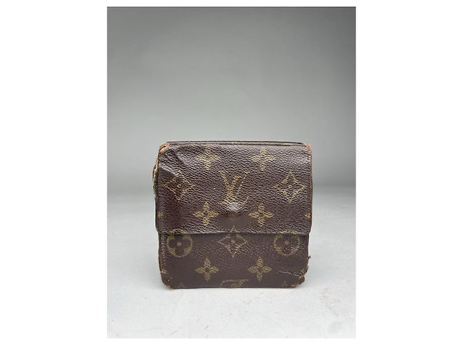 Billetera de cuero marrón Louis Vuitton Retiro Castaño - vista 2
