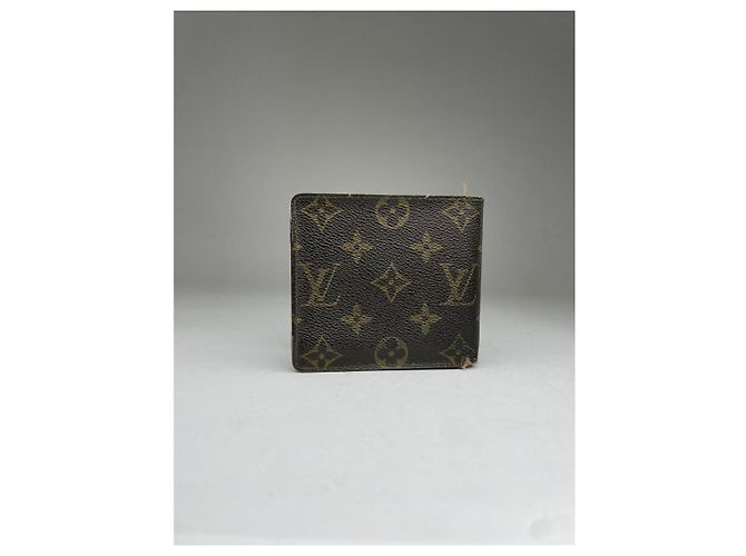 Borsa in pelle marrone Louis Vuitton Flore - vista 2