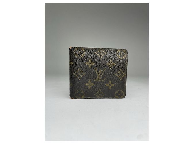 Borsa in pelle marrone Louis Vuitton Flore - vista 3