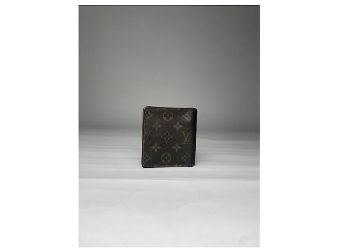 Borsa in pelle marrone Louis Vuitton - vista 4