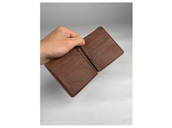 Borsa in pelle marrone Louis Vuitton - vista 5