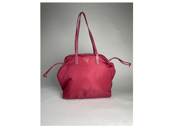 Diagramme Prada Diagramm Rosa Polyester Handtasche Pink - Ansicht 2
