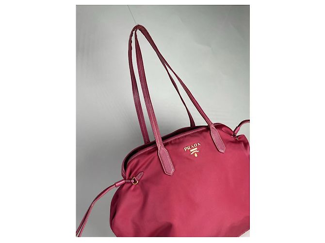 Diagramme Prada Diagramm Rosa Polyester Handtasche Pink - Ansicht 3