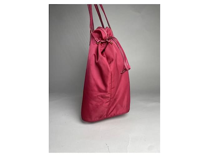 Diagramme Prada Diagramm Rosa Polyester Handtasche Pink - Ansicht 4