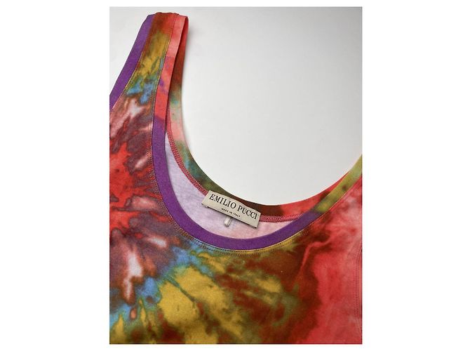 Multifarbene Baumwolloberteil von Emilio Pucci Mehrfarben - Ansicht 5