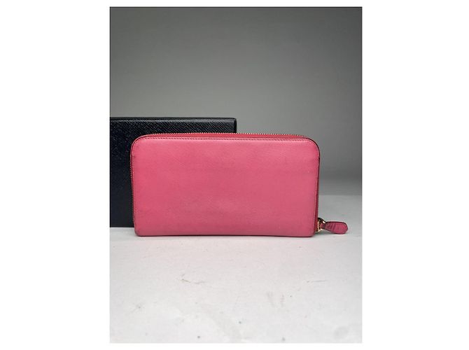 Prada Pink Leather Wallet - view 3