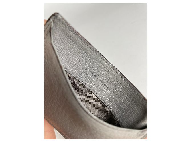 Borsa in pelle grigia Miu Miu Grigio - vista 4