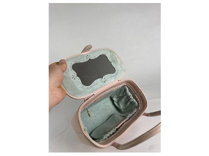 Autre Marque Borsa in pelle rosa non firmata - vista 5
