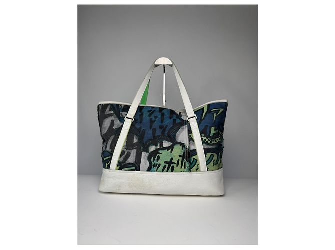 Mehrfarbige Lederhandtasche Pleats Please Mehrfarben - Ansicht 3