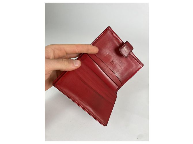 Cartera de cuero rojo Loewe Roja - vista 3