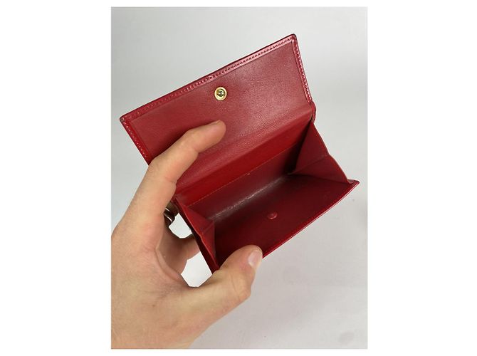 Cartera de cuero rojo Loewe Roja - vista 5