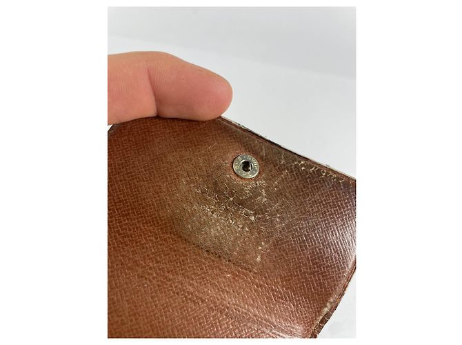 Borsa in pelle marrone Louis Vuitton - vista 5