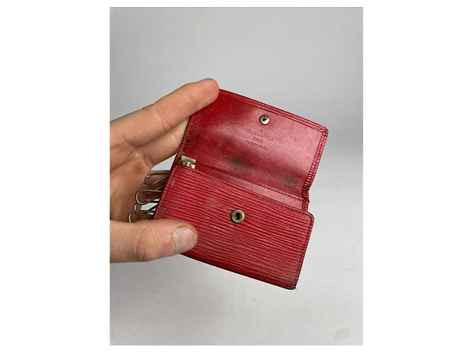 Borsa in pelle rossa Dauphine di Louis Vuitton Rosso - vista 2