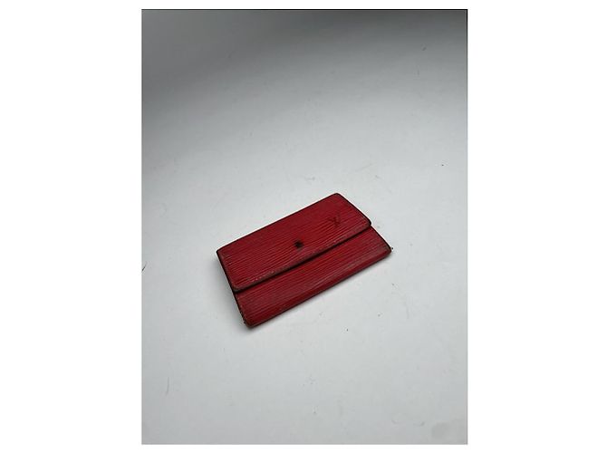 Borsa in pelle rossa Dauphine di Louis Vuitton Rosso - vista 5