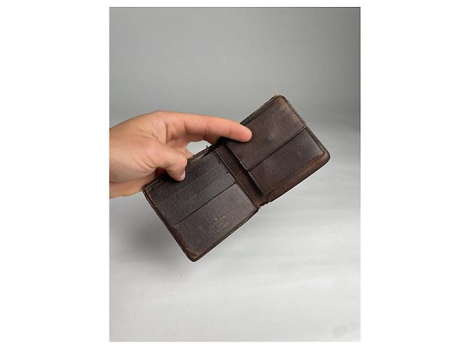 Borsa in pelle marrone Louis Vuitton - vista 4