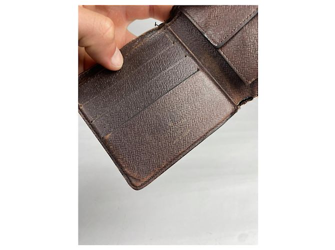Borsa in pelle marrone Louis Vuitton - vista 5