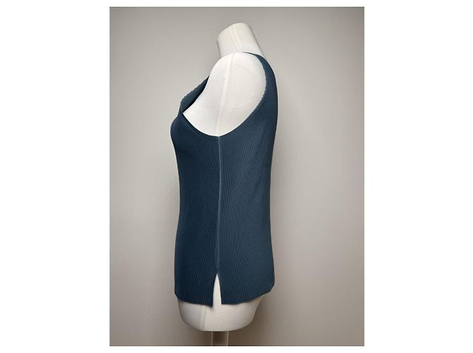Pleats Please Navy Polyester Top Navy blue - view 3