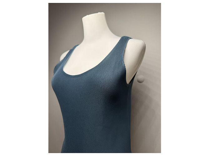 Pleats Please Navy Polyester Top Navy blue - view 5