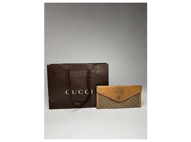 Gucci Marmont Beiger Leder Geldbörse - Ansicht 2