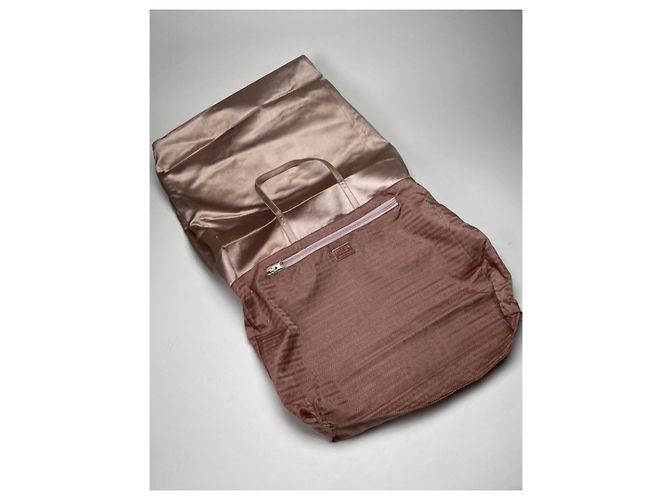 Borsa a mano in suede rosa Prada Galleria - vista 2