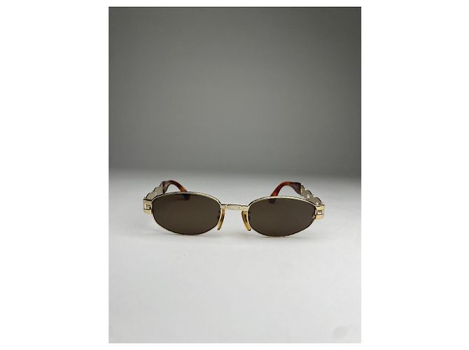 Fendi Gold-Metall Sonnenbrille Golden - Ansicht 2