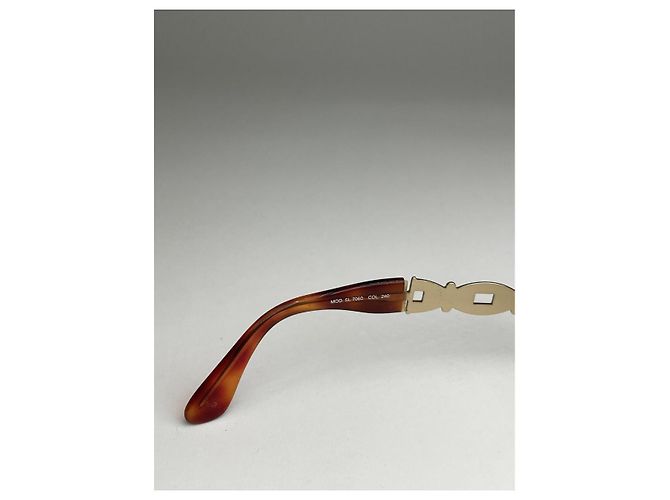 Fendi Gold-Metall Sonnenbrille Golden - Ansicht 3