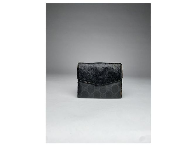 Borsa in pelle nera Gucci Horsebit 1955 Nero - vista 3