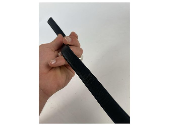 Balenciaga Black Leather Belt - view 4