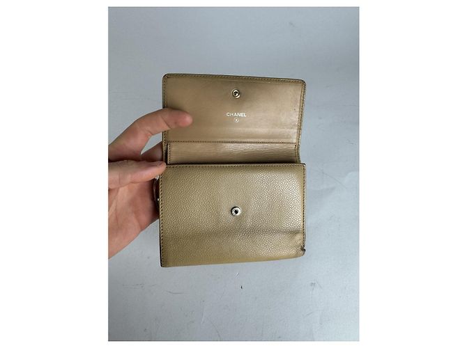 Timeless Cartera de cuero beige de Chanel - vista 3