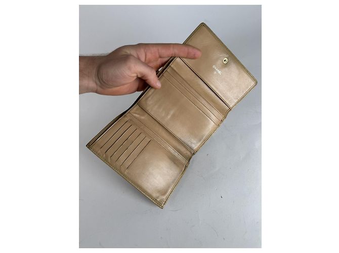 Timeless Cartera de cuero beige de Chanel - vista 4