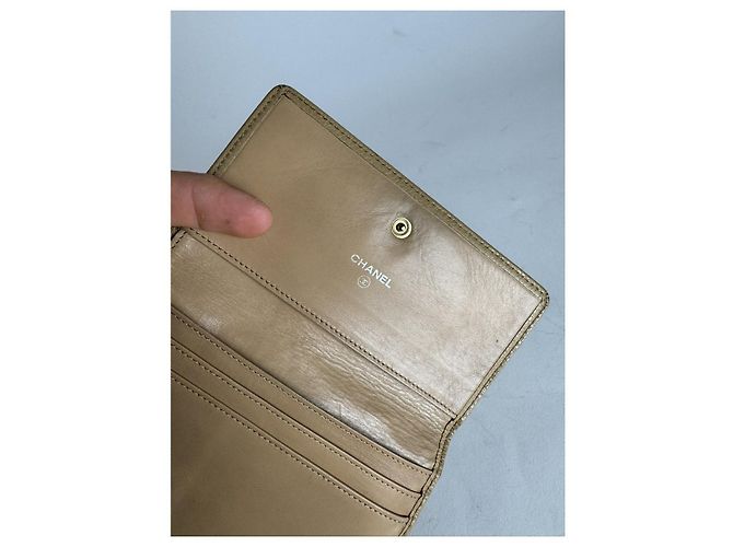 Timeless Cartera de cuero beige de Chanel - vista 5