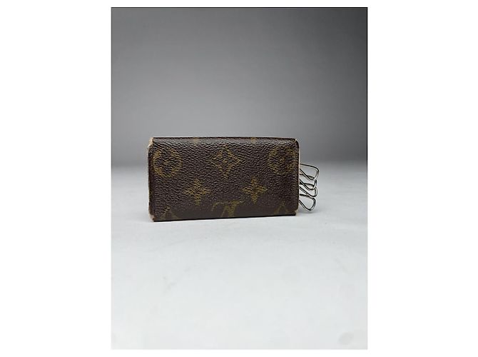 Borsa in pelle marrone Louis Vuitton Lockme - vista 3