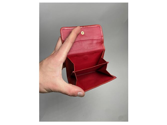 Cartera de cuero rojo ROBERTA DI CAMERINO Roja - vista 3