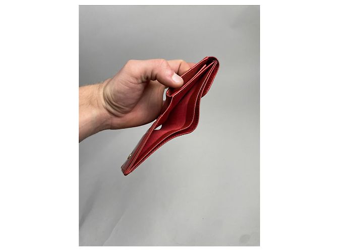 Cartera de cuero rojo ROBERTA DI CAMERINO Roja - vista 5