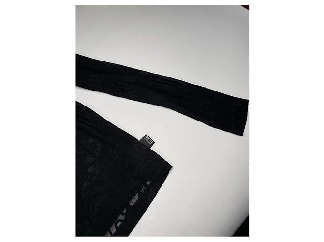 Prenda de punto de poliéster negro Versace Jeans Couture - vista 4