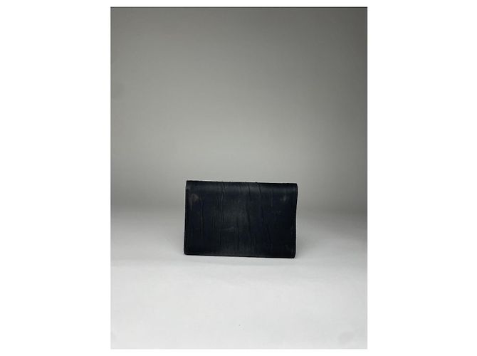 Prada Tessuto  Black Leather Wallet - view 2