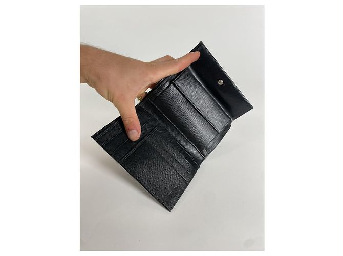 Prada Tessuto  Black Leather Wallet - view 3