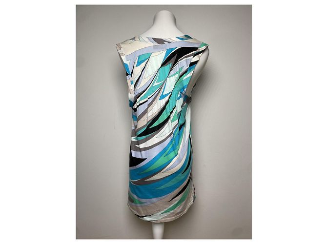 Top de algodão azul Emilio Pucci - vista 3