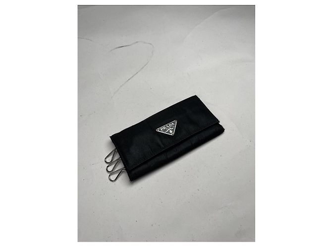 Borsa in poliestere nera Prada Nero - vista 5