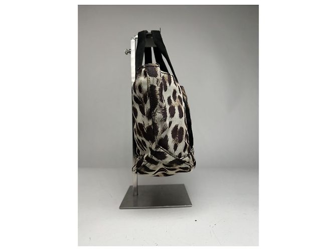 Borsa in cotone nero Demilune di Valentino Garavani - vista 3