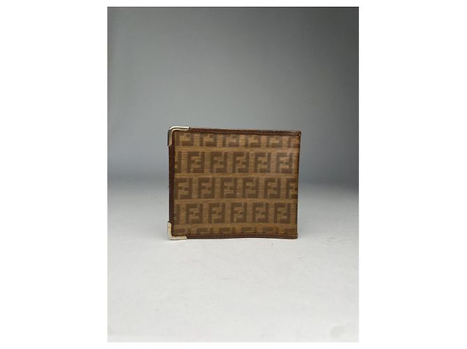 Borsa in pelle marrone Fendi - vista 3