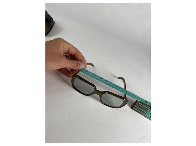 Gafas de sol de plástico caqui Dior - vista 5