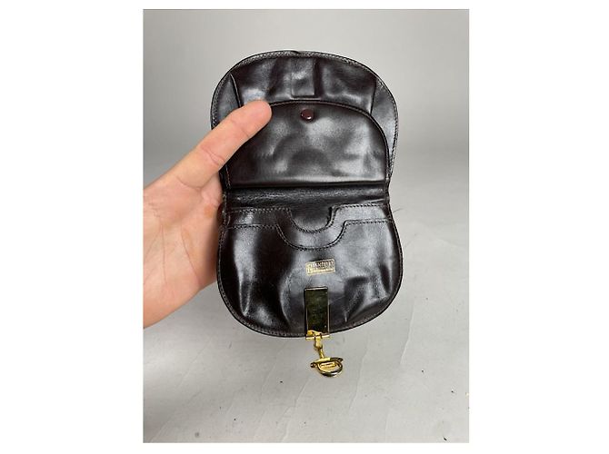 Fendi Baguette Brown Wool Wallet - view 3