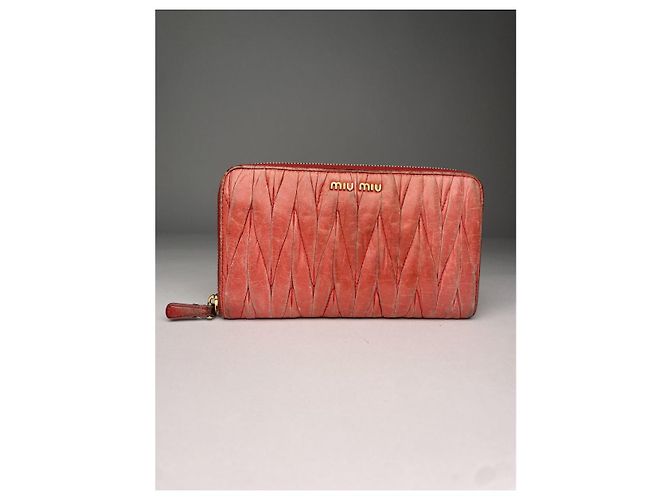 Miu Miu rote Lederbörse - Ansicht 3