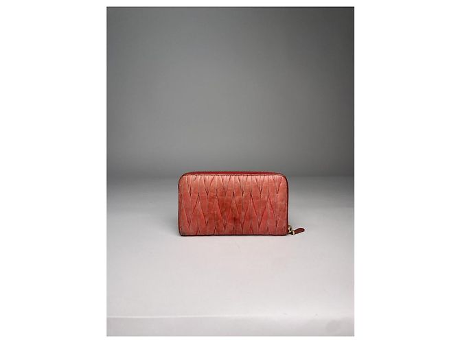 Miu Miu rote Lederbörse - Ansicht 4