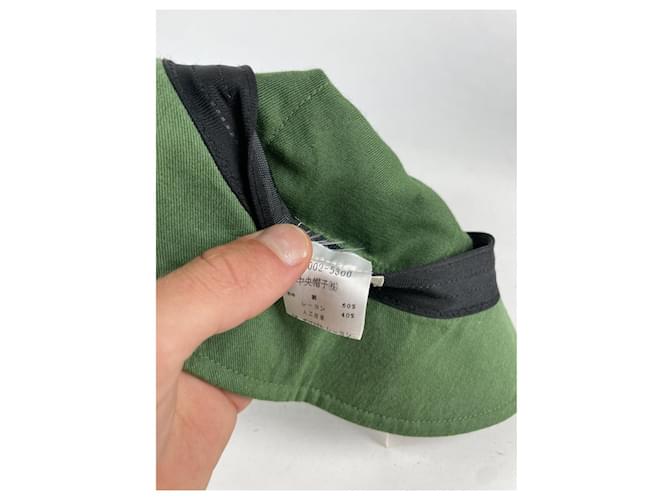 Courreges Cappello in cotone verde Courrèges - vista 3