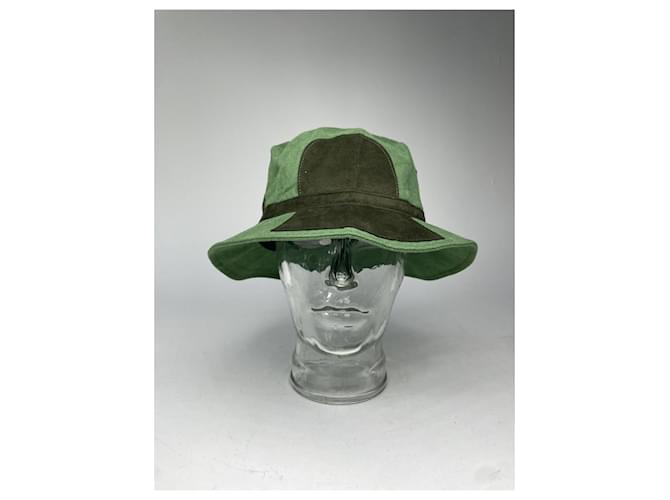 Courreges Cappello in cotone verde Courrèges - vista 5