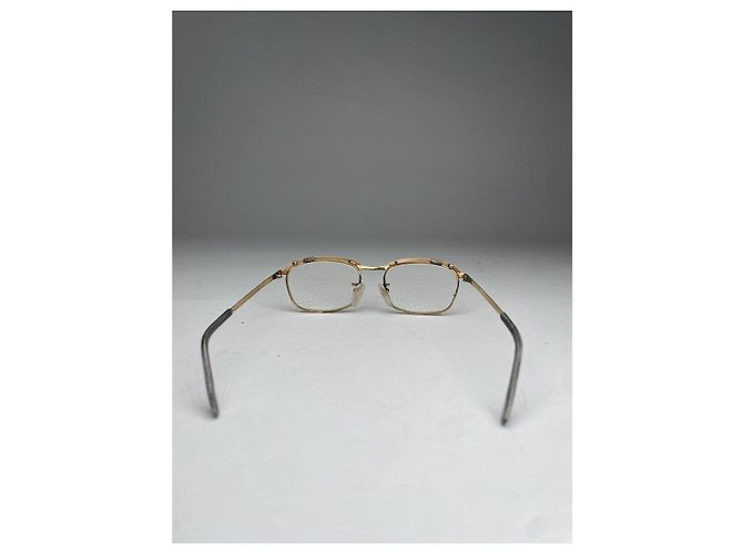Autre Marque Gafas de sol de metal dorado sin firma - vista 5