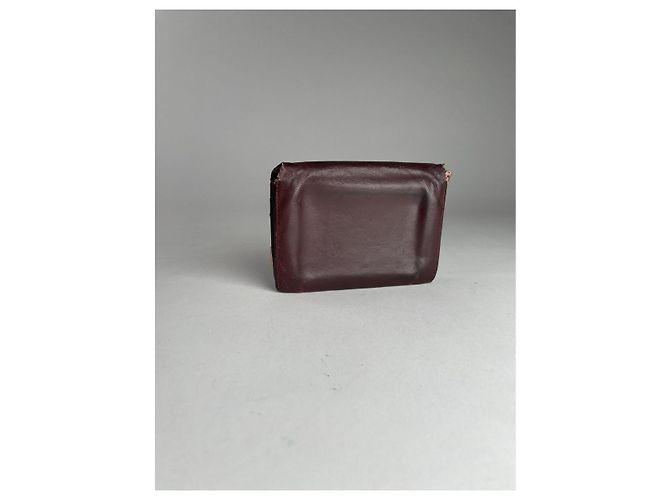 Borsa in pelle bordeaux Cartier Bordò - vista 2
